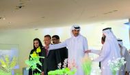 File photo: Amir HH Sheikh Tamim bin Hamad Al Thani inaugurates National Museum of Qatar. 27 March 2019.
