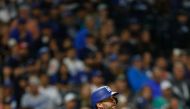 DENVER, CO - JUNE 29: J.D. Martinez #28 of the Los Angeles Dodgers hits a two-run home run in the fourth inning against the Colorado Rockies at Coors Field on June 29, 2023 in Denver, Colorado. Justin Edmonds/Getty Images/AFP (Photo by Justin Edmonds / GETTY IMAGES NORTH AMERICA / Getty Images via AFP)
