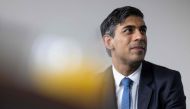 Britain's Prime Minister Rishi Sunak visits the NHS-run Addenbrooke's Hospital in Cambridge on June 30, 2023. (Photo by Dan Kitwood / POOL / AFP)