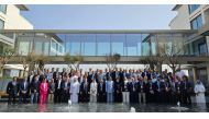Participants in a group photo in Rabat, Morocco. 