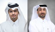 MEEZA Chairman, Sheikh Hamad bin Abdullah Al Thani (left) and MEEZA CEO, Eng. Ahmed Abdullah Al Muslemani