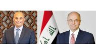 GU-Q Dean Dr. Safwan M. Masri (left) and former Iraq president Barham Salih