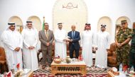 Minister of Environment and Climate Change H E Sheikh Dr. Faleh bin Nasser bin Ahmed bin Ali Al Thani meeting Wali of El Bayadh province of Algeria H E Belaribi Noureddine.

