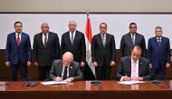Officials during the signing of memorandum of cooperation in Egypt.