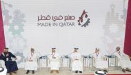 Panelists during a session entitled ‘The Future of Qatar Industry’ held on the sidelines of the Made in Qatar exhibition, yesterday. 