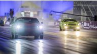 Action from the opening round of the Qatar Drag Racing Championship.