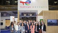 TotalEnergies officials during the 17th annual GPCA Forum at the Qatar National Convention Centre.