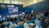 Participants at the event at the Qatar National Library in Doha.