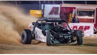 Action during the second day of the opening round of Sealine Sand Drag Competition.