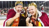 Queens of the Court, Katja Stam and Raisa Schoon.