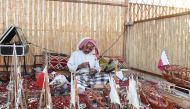 A craftsman at work at Sealine. 