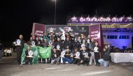 The podium winners in various categories from the second round of ADRL pose for a photograph. 