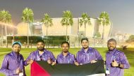 The Asian Cup 2023 Sri Lankan volunteers at Abdullah bin Khalifa Stadium.