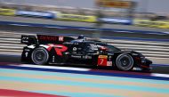Toyota Gazoo Racing debuted their striking new black livery at the Prologue at Lusail International Circuit. PIC: Toyota Gazoo Racing