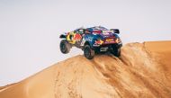 Nasser Al Attiyah finished seventh in the second stage yesterday. 