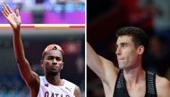 Qatar’s Mutaz Essa Barshim and New Zealand’s Hamish Kerr