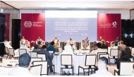 Officials and guests during an event organised by MoL to mark World Occupational Safety and Health Day.
