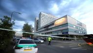 This picture shows a building of F. D. Roosevelt University Hospital in Banska Bystrica, where Prime minister Robert Fico is undergoing operation after receiving multiple shots from a 71 year old gunman in the nearby Handlova as he was greeting visitors during their external government meeting on May 15, 2024. (Photo by AFP)