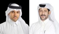 Assistant Undersecretary for Public Services Affairs Eng. Abdullah Ahmed Al Karani (left) and Director of the General Cleaning Department at the Ministry of Municipality, Muqbel Madhour Al Shammari