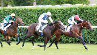 Electrolyte claimed his first Group victory at Chantilly.