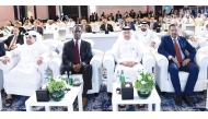 Attorney General, H E Dr. Issa bin Saad Al Jafali Al Nuaimi; Ambassador of the US to Qatar H E Timmy Davis along with other officials during the inauguration of the workshop.