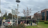 Demonstrative photo at the site of explosion northwestern Türkiye, TUPRAS oil refinery, posted on X on November 5, 2024 by @yenihaberden. 