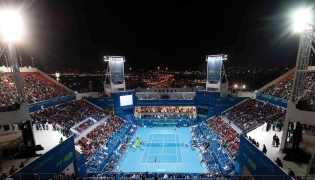 File photo of the Khalifa International Tennis and Squash Complex in Doha.