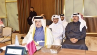 Mohamed bin Faleh Al Hajri taking part in the meeting. 