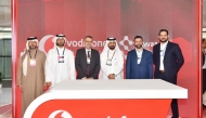 Vodafone Qatar COO Baran Yurdagul and other representatives of Vodafone Qatar and SAWAA Technology for Mobility Services at the MoU signing.