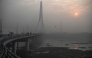 File photo showing Signature Bridge over Yamuna River in Delhi. AFP.