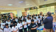 Students taking part in a Ramadan activity by the ministry.