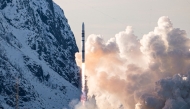 This handout photo received on March 30, 2025 from the Isar Aerospace company shows the start of the 