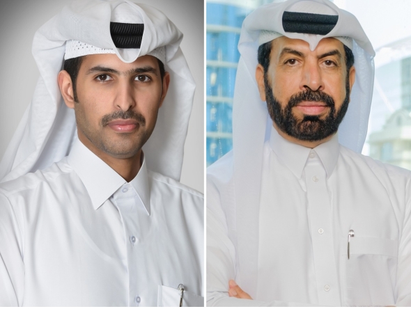 Vice Chairman and Managing Director of Aamal, Sheikh Mohamed bin Faisal Al Thani (left) and CEO of Aamal, Rashid bin Ali Al Mansoori.