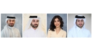From left: Dr. Sulaiman Alshakhs, Dr. Mohammed Al-Abdulla, Dr. Diala Steitieh, and Dr. Ibrahim Al-Emadi.