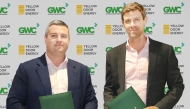Acting Group CEO of GWC Matthew Kearns and Group CEO of Yellow Door Energy Jeremy Crane during the partnership.