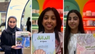 From left: Jawaher Al-Mujali, Fatima Abdullah Al-Mazrouei, and Hessa Mubarak Al Thani