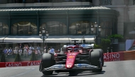Ferrari's Monegasque driver Charles Leclerc drives during the third practice session for the Formula One Monaco Grand Prix at the Circuit de Monaco, on May 24, 2025. (Photo by Andrej Isakovic / AFP)