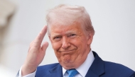 US President Donald Trump speaks during the Memorial Day wreath-laying ceremony at the Memorial Amphitheater in Arlington National Cemetery on May 26, 2025 in Arlington, Virginia. (Photo by Kayla Bartkowski/Getty Images/AFP)
