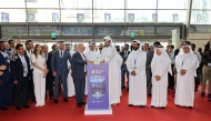 Minister of Economic Development of the Government of the City of Buenos Aires, H E Hernán Lombardi; Vice Chairman and Managing Director of Aamal Company and Vice Chairman of Al Faisal Holding, Sheikh Mohammed bin Faisal Al Thani with other dignitaries during the opening of Project Qatar, yesterday.