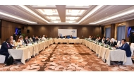 Officials during the launch of ICC Qatar Environment & Energy Commission, recently.