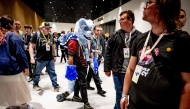 People attend the international event TwitchCon Europe at the Ahoy area in Rotterdam on May 31, 2025. (Photo by Robin Utrecht / ANP / AFP)