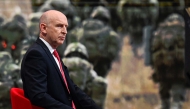 A handout picture released by the BBC, taken and received on June 1, 2025, shows Britain's Defence Secretary John Healey speaking on the BBC's 