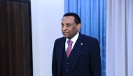 Kamil Idris attends the swearing-in ceremony in Port Sudan, eastern Sudan, May 31, 2025. (Photo by Ibrahim Adaroub/Xinhua)
