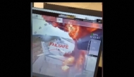This picture grabed from a video released by the Ukrainian secret services on June 1, 2025 shows what they say are several aircraft on fire on Belaya air base in eastern Siberia, more than 4,200 kilometers from Ukraine, amid the Russian invasion of Ukraine. (Photo by Handout / SECURITY SERVICE OF UKRAINE / AFP)