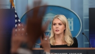 White House Press Secretary Karoline Leavitt speaks during the daily briefing in the Brady Briefing Room of the White House in Washington, DC, on June 19, 2025. (Photo by Alex Wroblewski / AFP)
