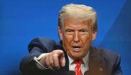 US President Donald Trump addresses a press conference during a North Atlantic Treaty Organization (NATO) Heads of State and Government summit in The Hague on June 25, 2025. (Photo by Nicolas Tucat / AFP)