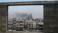Smoke billows after an Israeli strike on Jabalia in the northern Gaza Strip on June 28, 2025. (Photo by Bashar Taleb / AFP)