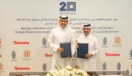 Officials at the signing ceremony.