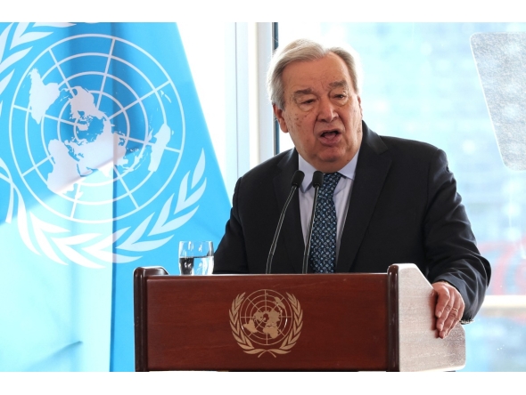 UN Secretary-General Antonio Guterres. AFP file photo.