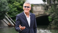 US actor George Clooney arrives at the Excelsior pier during the 82nd Venice International Film Festival at Venice Lido, on August 27, 2025. (Photo by Stefano Rellandini / AFP)